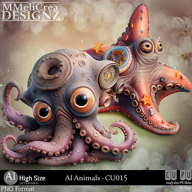 (image for) AI - ANIMALS CU015 (CU4PU/PNG)